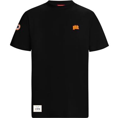 AS Roma T-Shirt Elvis Lives Unisex Erwachsene, Schwarz, M AS Roma T-Shirt Elvis Lives Unisex Erwachsene, Schwarz, M