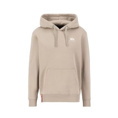 Alpha Basic Hoody Small Logo Kapuzensweat für Herren Vintage Sand Alpha Basic Hoody Small Logo Kapuzensweat für Herren Vintage Sand