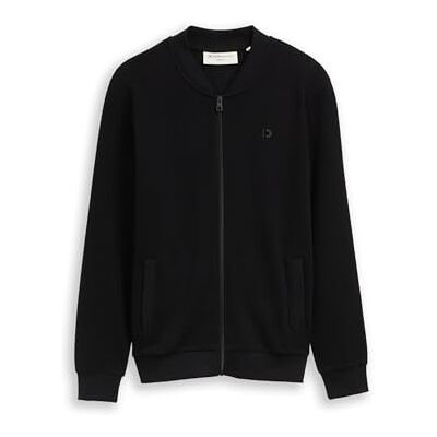 TOM TAILOR Denim 1050337 Trainingsjacke, 29999-schwarz, L, Herren TOM TAILOR Denim 1050337 Trainingsjacke, 29999-schwarz, L, Herren
