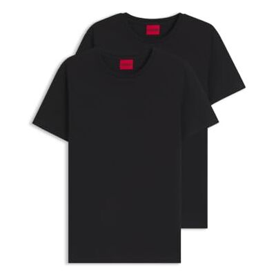 Boss HUGO Herren Round T-Shirt, per Pack Schwarz (Black 001), X-Large (Herstellergröße: XL) Boss HUGO Herren Round T-Shirt, per Pack Schwarz (Black 001), X-Large (Herstellergröße: XL)