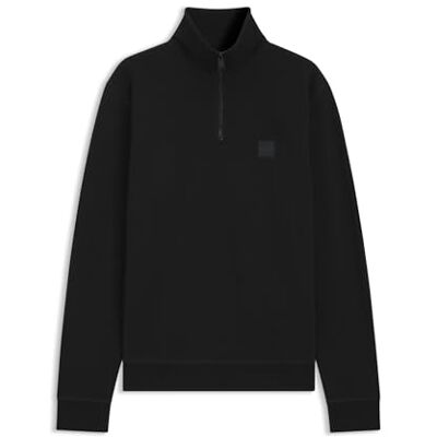 Boss Sweatshirt Aus Baumwoll-Terry Mit Troyerkragen Boss Sweatshirt Aus Baumwoll-Terry Mit Troyerkragen