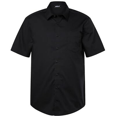 Men Plus Herren große Größen Übergrößen Menswear L-8XL Businesshemd, Halbarm, Easycare, Kentkragen, Comfort Fit schwarz 3XL 830756100-3XL Men Plus Herren große Größen Übergrößen Menswear L-8XL Businesshemd, Halbarm, Easycare, Kentkragen, Comfort Fit schwarz 3XL 830756100-3XL