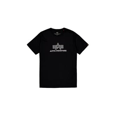 Alpha Herren Basic TPU T-Shirt, Black/Chrome, L Alpha Herren Basic TPU T-Shirt, Black/Chrome, L