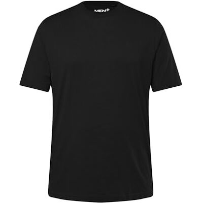 Men Plus Herren große Größen Übergrößen Menswear L-8XL T-Shirt, Basic, Halbarm, Rundhals schwarz 7XL 836276100-7XL Men Plus Herren große Größen Übergrößen Menswear L-8XL T-Shirt, Basic, Halbarm, Rundhals schwarz 7XL 836276100-7XL