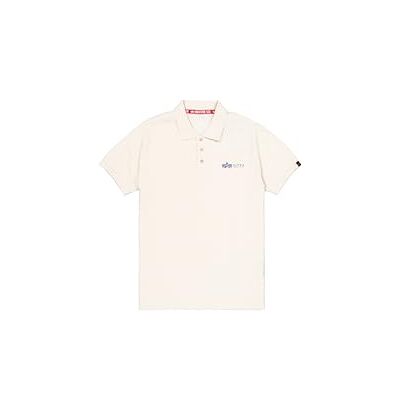 Alpha Herren Basic Polo Small Logo, Vintage White, 3XL Alpha Herren Basic Polo Small Logo, Vintage White, 3XL