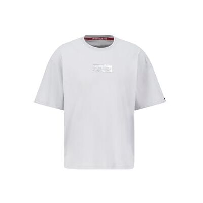 Alpha Herren Metal Plate T, Pastel Grey, XXL Alpha Herren Metal Plate T, Pastel Grey, XXL