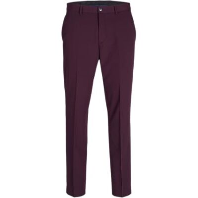 JACK & JONES Herren Jprcosta Trouser Anzughose, Winetasting/Fit:super Slim Fit, 52 JACK & JONES Herren Jprcosta Trouser Anzughose, Winetasting/Fit:super Slim Fit, 52