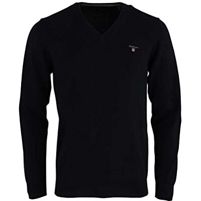 GANT Pullover mit V-Ausschnitt aus Einer Baumwoll-Wollmischung Herren GANT Pullover mit V-Ausschnitt aus Einer Baumwoll-Wollmischung Herren
