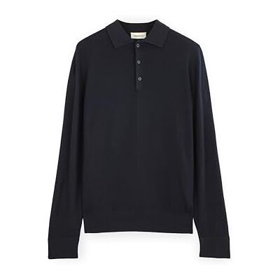 Diana Studio – Poloshirt aus Kaschmir und 100% Merinowolle, Herren, Marineblau, Größe XXL, Regular Fit Diana Studio – Poloshirt aus Kaschmir und 100% Merinowolle, Herren, Marineblau, Größe XXL, Regular Fit