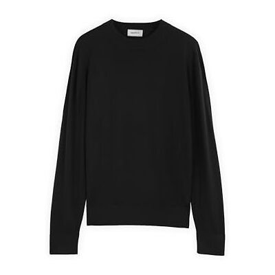 Diana Studio – Herrenpullover aus Kaschmir und 100% Merinowolle, Schwarz, Größe XL, Regular Fit Diana Studio – Herrenpullover aus Kaschmir und 100% Merinowolle, Schwarz, Größe XL, Regular Fit