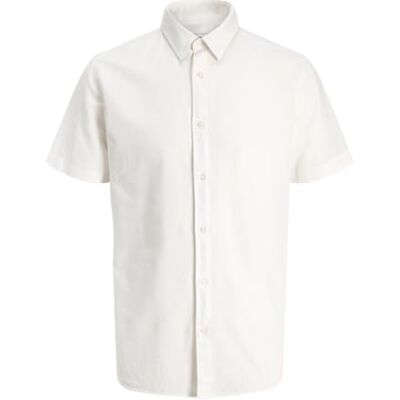 JACK & JONES Jjebreeze Linen Blend Shirt S/S Sn Pls Plus Size JACK & JONES Jjebreeze Linen Blend Shirt S/S Sn Pls Plus Size