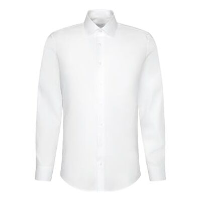 Seidensticker Herren Mens X-slim Longsleeve Hemd, Weiß(493650), 44 EU Seidensticker Herren Mens X-slim Longsleeve Hemd, Weiß(493650), 44 EU