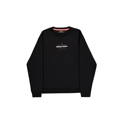 Alpha Herren Foam ML Sweatshirt, Black, M Alpha Herren Foam ML Sweatshirt, Black, M