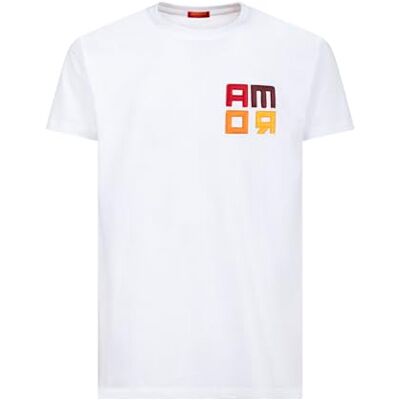AS Roma NICOMAX Unisex Rm T-Shirt, Weiß, XXL AS Roma NICOMAX Unisex Rm T-Shirt, Weiß, XXL