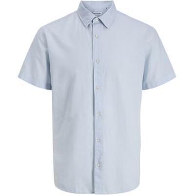 JACK & JONES Jjebreeze Linen Blend Shirt S/S Sn JACK & JONES Jjebreeze Linen Blend Shirt S/S Sn