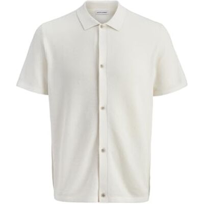 JACK & JONES Jjegeorge Knit Shirt Ss Sn JACK & JONES Jjegeorge Knit Shirt Ss Sn