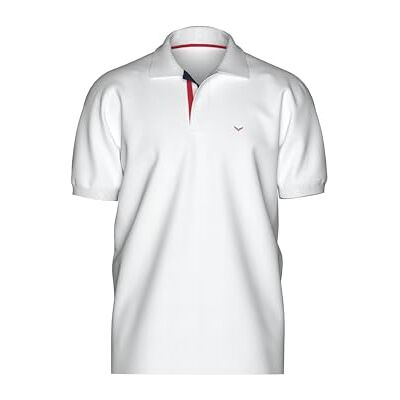 Trigema Poloshirt mit dreifarbiger Knopfleiste Trigema Poloshirt mit dreifarbiger Knopfleiste