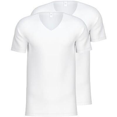 CALIDA Natural Benefit V-Shirt Herren Weiss 56 CALIDA Natural Benefit V-Shirt Herren Weiss 56
