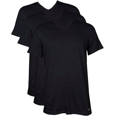 Columbia Herren V-Ausschnitt und kurzen Ärmeln T-Shirt, schwarz, X-Groß (3er Pack) Columbia Herren V-Ausschnitt und kurzen Ärmeln T-Shirt, schwarz, X-Groß (3er Pack)