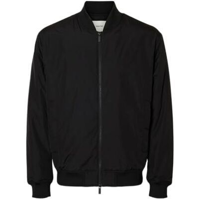 SELECTED MEN Herren Slhchris Bomber JKT #S, Black, x_l SELECTED MEN Herren Slhchris Bomber JKT #S, Black, x_l