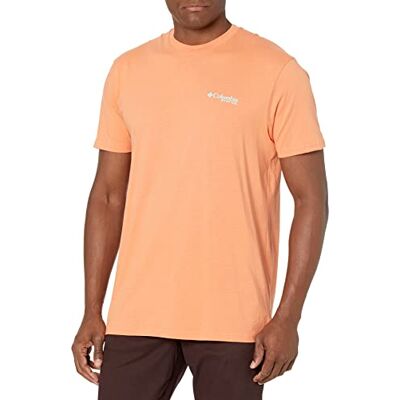Columbia , Grafik, T-Shirt für Herren, helles Pfirsich/Biber, Größe XL Columbia , Grafik, T-Shirt für Herren, helles Pfirsich/Biber, Größe XL