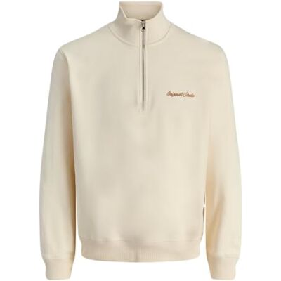 JACK & JONES Male Sweatshirt mit halbem Reißverschluss Sweatshirt mit halbem Reißverschluss JACK & JONES Male Sweatshirt mit halbem Reißverschluss Sweatshirt mit halbem Reißverschluss