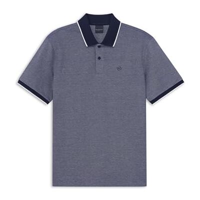 Bugatti Herren Poloshirt Modern Fit aus Baumwolle mit Kontraststreifen Bugatti Herren Poloshirt Modern Fit aus Baumwolle mit Kontraststreifen