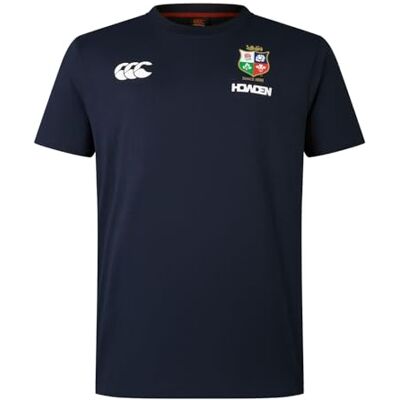 Canterbury Herren British and Irish Lions Cotton Hemd, Dunkler Saphir, XS Canterbury Herren British and Irish Lions Cotton Hemd, Dunkler Saphir, XS