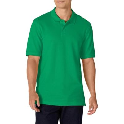 Amazon Herren Polohemd aus Baumwollpiqué in normaler Passform (erhältlich in Übergrößen), Helles Smaragdgrün, L Amazon Herren Polohemd aus Baumwollpiqué in normaler Passform (erhältlich in Übergrößen), Helles Smaragdgrün, L