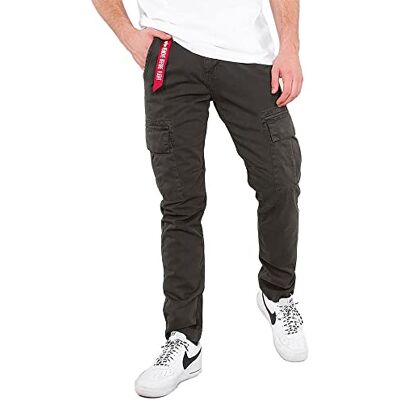 Alpha Herren Agent Pant Freizeithose Für Hose, Greyblack, 34 EU Alpha Herren Agent Pant Freizeithose Für Hose, Greyblack, 34 EU