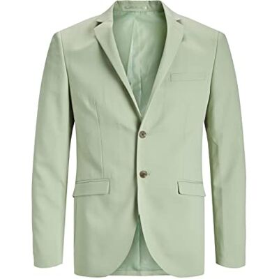 JACK & JONES Men's JPRFRANCO Blazer NOOS Anzugjacke, Celadon Green/Fit:SUPER Slim FIT, 46 JACK & JONES Men's JPRFRANCO Blazer NOOS Anzugjacke, Celadon Green/Fit:SUPER Slim FIT, 46