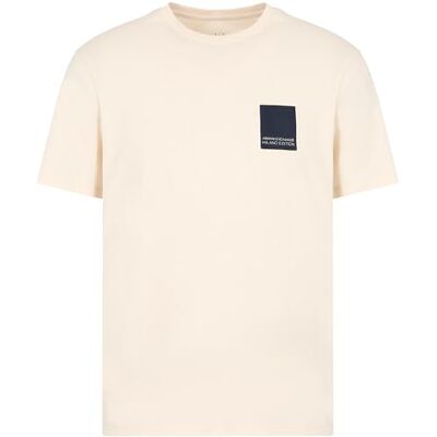 Armani Exchange Men's Limited Edition Milano Edition Regular Fit Patch Logo Tee, Fog, XS Armani Exchange Men's Limited Edition Milano Edition Regular Fit Patch Logo Tee, Fog, XS