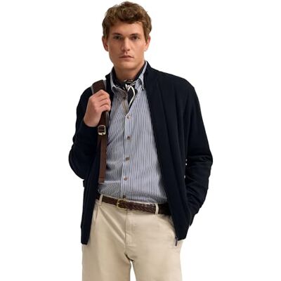 Bugatti Herren Strickjacke 7600-15511E Regular Fit Baumwolle Bugatti Herren Strickjacke 7600-15511E Regular Fit Baumwolle