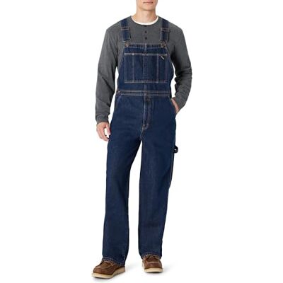 Amazon Herren Relaxed-Fit-Arbeitslatzhose, dunkle Waschung, 36 W x 30 L Amazon Herren Relaxed-Fit-Arbeitslatzhose, dunkle Waschung, 36 W x 30 L