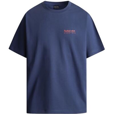 Red Bull Racing X Pepe Jeans Relief Graphic Tee T-Shirt, Blau (Eton Blue), XXL für Herren, Blau (Eton Blue), XXL Red Bull Racing X Pepe Jeans Relief Graphic Tee T-Shirt, Blau (Eton Blue), XXL für Herren, Blau (Eton Blue), XXL