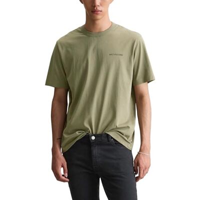 Marc O' Polo Marc OߴPolo Denim Herren T-Shirt aus Bio-Baumwolle Relaxed Fit, Grün (Oak Ash), M Marc O' Polo Marc OߴPolo Denim Herren T-Shirt aus Bio-Baumwolle Relaxed Fit, Grün (Oak Ash), M
