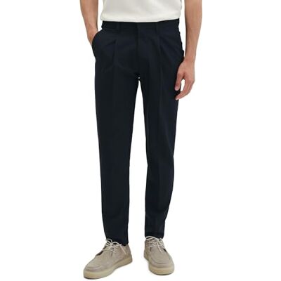 Marc O' Polo Marc OߴPolo DFB Travel Collection Herren Anzughose elegant Tapered Fit, Blau (Deep Night Blue), W31/L30 Marc O' Polo Marc OߴPolo DFB Travel Collection Herren Anzughose elegant Tapered Fit, Blau (Deep Night Blue), W31/L30