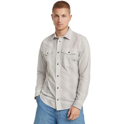G-STAR RAW Herren Marine Slim Hemd, Mehrfarben (Grey Alloy Shadow Stripe D24963-D590-G452), L G-STAR RAW Herren Marine Slim Hemd, Mehrfarben (Grey Alloy Shadow Stripe D24963-D590-G452), L