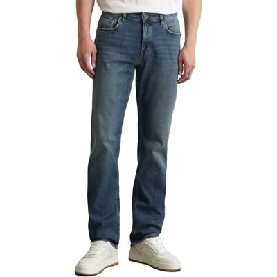 Marc O' Polo Marc OߴPolo Herren Jeanshose mit Stretch-Anteil Regular Fit, Blau (Indigo Vintage Wash), W33/L32 Marc O' Polo Marc OߴPolo Herren Jeanshose mit Stretch-Anteil Regular Fit, Blau (Indigo Vintage Wash), W33/L32