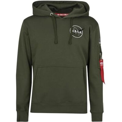 Alpha Space Shuttle Hoody Kapuzensweat für Herren Dark Olive Alpha Space Shuttle Hoody Kapuzensweat für Herren Dark Olive