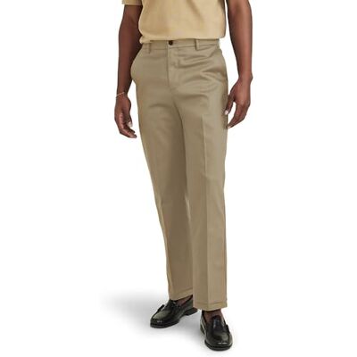 Dockers Signature Stain Defender Straight Pants New British Khaki 28W / 32L Dockers Signature Stain Defender Straight Pants New British Khaki 28W / 32L