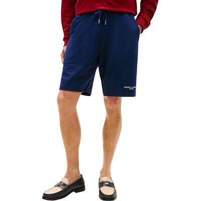 Tommy Hilfiger Herren Lounge Shorts Logo Sweatshort Kurz, Blau (Carbon Navy), XL Tommy Hilfiger Herren Lounge Shorts Logo Sweatshort Kurz, Blau (Carbon Navy), XL