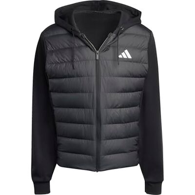 Adidas Herren Essentials Climawarm Hybrid Down Hooded Coat, black, XS Adidas Herren Essentials Climawarm Hybrid Down Hooded Coat, black, XS