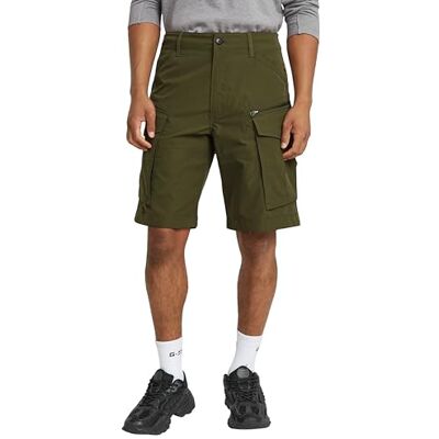 G-STAR Herren Rovic Zip Relaxed Shorts, Grün (Shadow Olive D08566-D909-B230), 29 G-STAR Herren Rovic Zip Relaxed Shorts, Grün (Shadow Olive D08566-D909-B230), 29