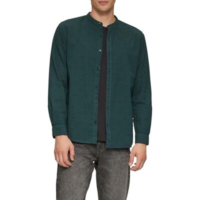 QS Slim Fit: Gewaschenes Hemd mit All-over-Print QS Slim Fit: Gewaschenes Hemd mit All-over-Print