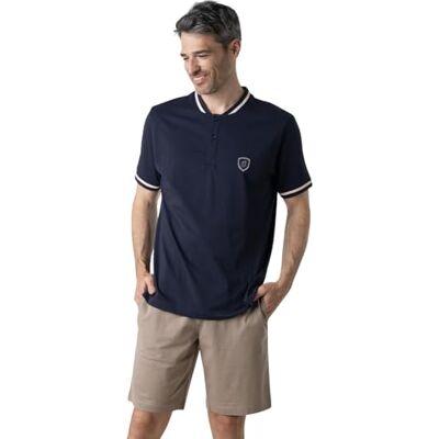 Eminence Kurzer Schlafanzug für Herren – Casual – Öko-TEX – Komfort & lässiger Stil Eminence Kurzer Schlafanzug für Herren – Casual – Öko-TEX – Komfort & lässiger Stil