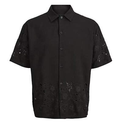 JACK & JONES Jprblajosh Broderie Anglaise S/S Shirt JACK & JONES Jprblajosh Broderie Anglaise S/S Shirt