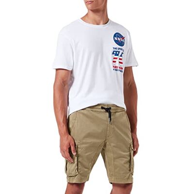 Alpha Herren Cotton Twill Jogger Für Shorts, Olive, M EU Alpha Herren Cotton Twill Jogger Für Shorts, Olive, M EU
