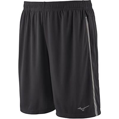 Mizuno Herren Icon 20,3 cm Kurze Hose Shorts, Schwarz-Anthrazit, XL Mizuno Herren Icon 20,3 cm Kurze Hose Shorts, Schwarz-Anthrazit, XL