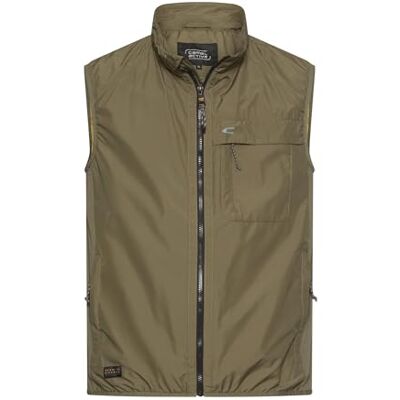 camel active Herren Weste mit Stehkragen Olivgrün, menswear-6XL camel active Herren Weste mit Stehkragen Olivgrün, menswear-6XL